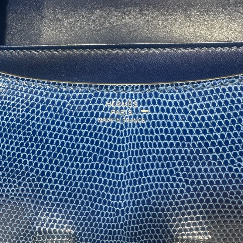 HERMES爱马仕 Constance 19 康康银扣 蜥蜴皮 单肩斜挎包-6