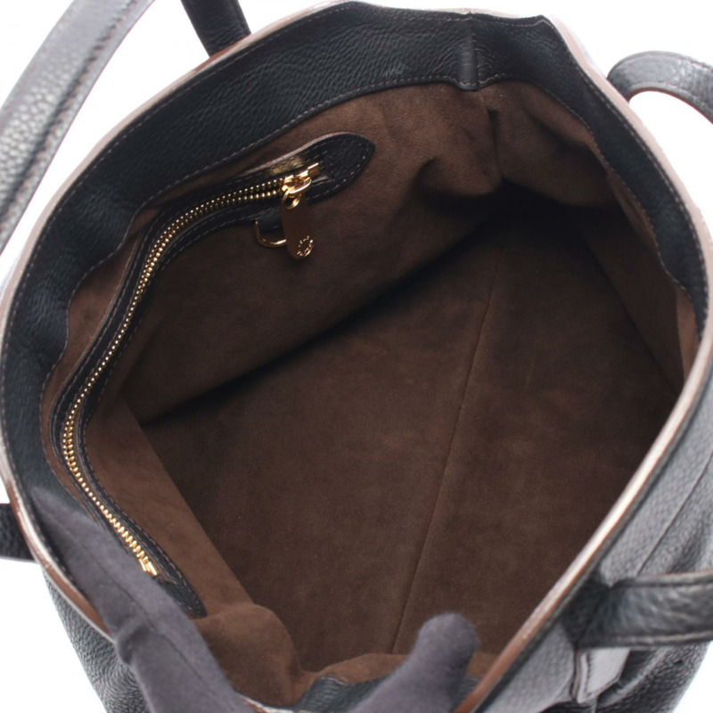 Louis Vuitton Sealth PM Mahina 皮革手提包,黑色,M93465-2