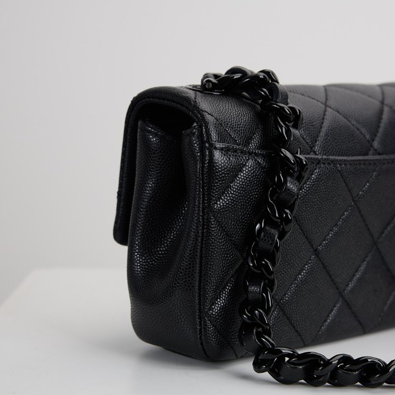 二手Chanel so black 黑天使大mini-10