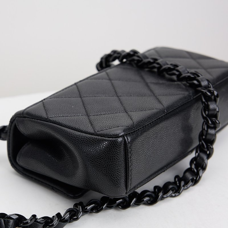 二手Chanel so black 黑天使大mini-11