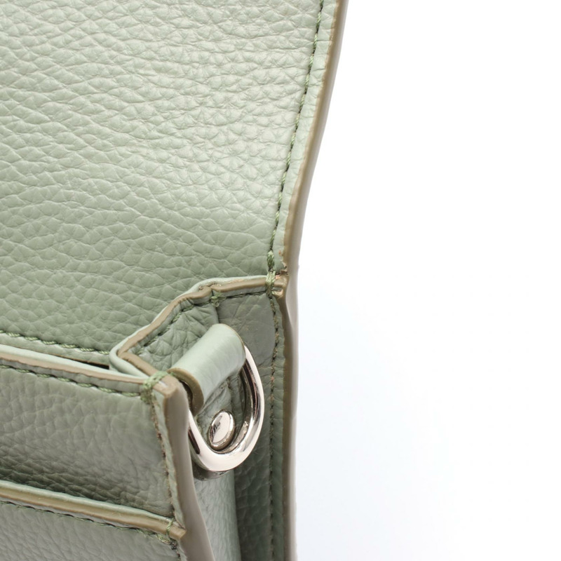 Vivienne Westwood SADDLE CROSSBODY 包 S5801000AWS000D 皮革 綠色 二手 女款-5