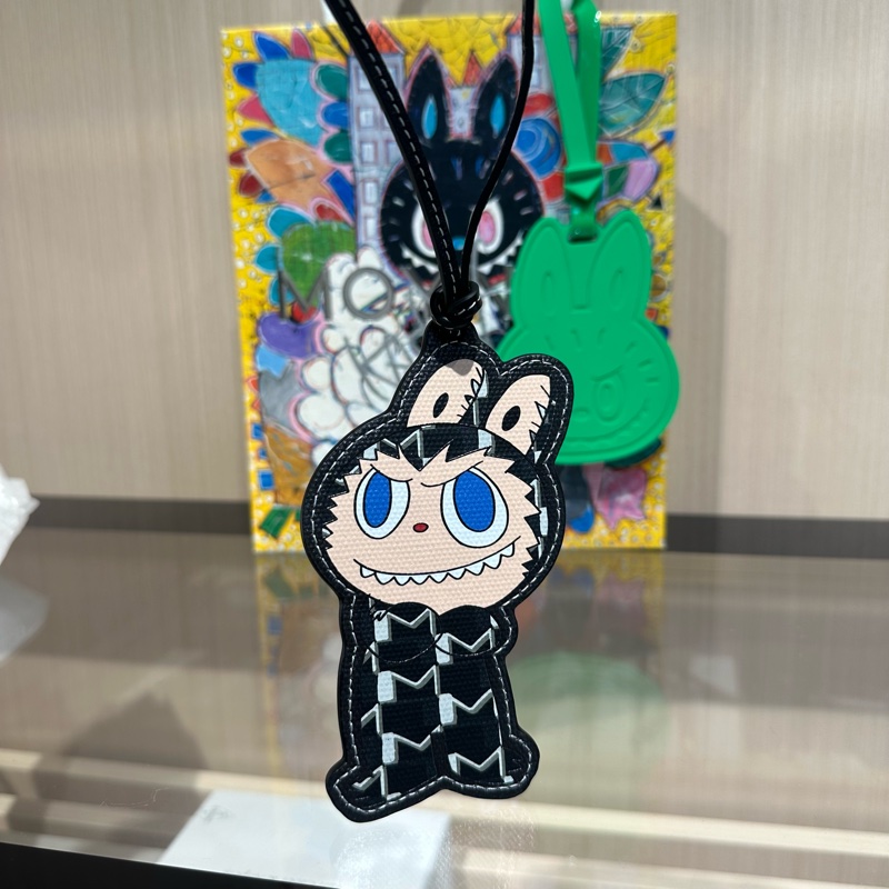 Moynat x Labubu联名 包挂 真皮掛件-0