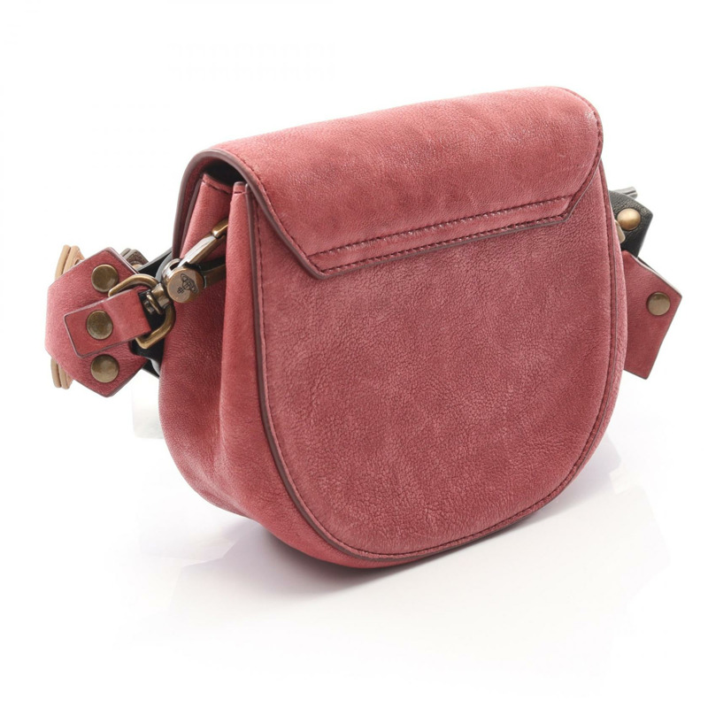 Vivienne Westwood PATTY SADDLEE 單肩包 S4603000JWL0082002 皮革 紅色 二手-1