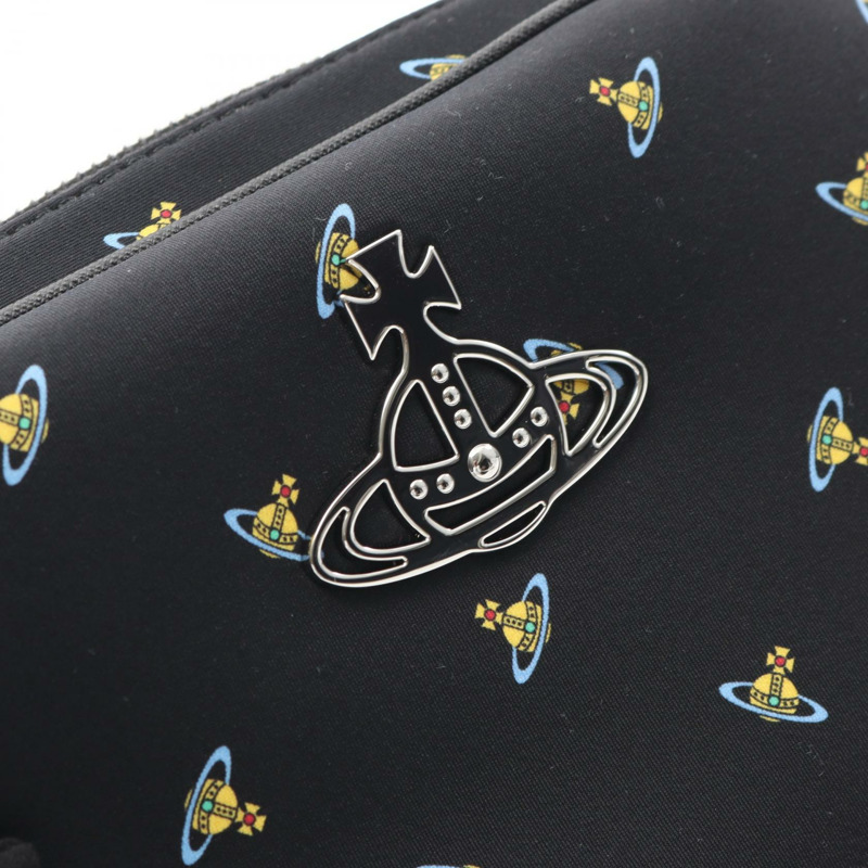 Vivienne Westwood ANNA CAMERA 單肩包 S48020003 氯丁橡膠黑色二手女款-4