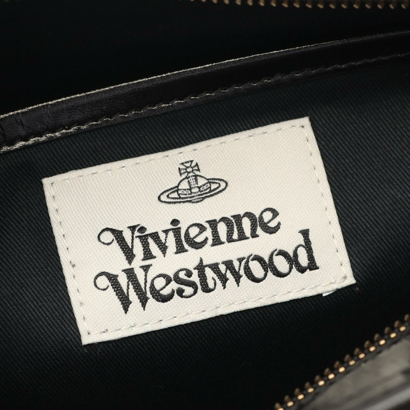 Vivienne Westwood COLETTE 手提包 S4D020002UL008L002 皮革 黑色 二手 女款-3