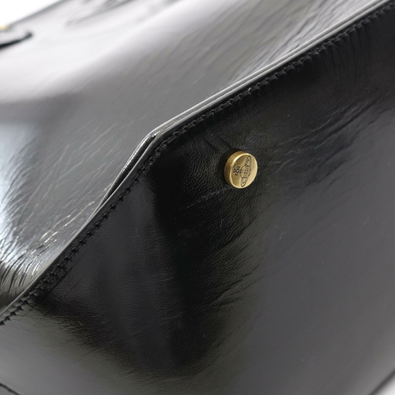 Vivienne Westwood COLETTE 手提包 S4D020002UL008L002 皮革 黑色 二手 女款-4