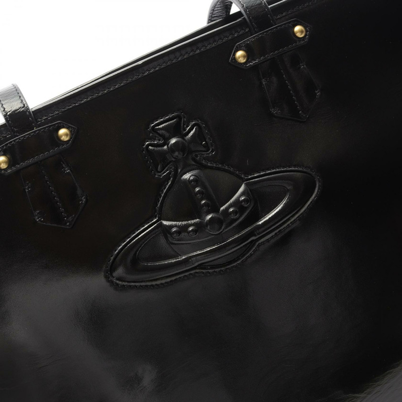 Vivienne Westwood COLETTE 手提包 S4D020002UL008L002 皮革 黑色 二手 女款-5