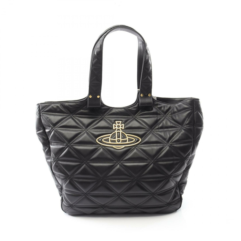 Vivienne Westwood TALITHA 手提包 S4D010003WL008J002 皮革 黑色 二手 女士-0