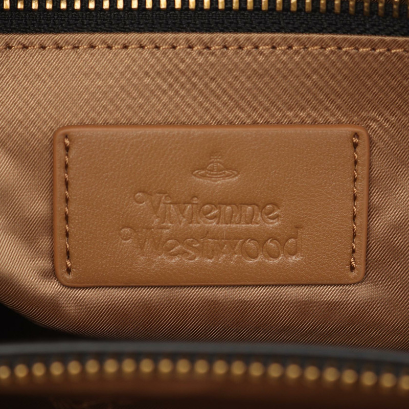 Vivienne Westwood Sloane 方形手提包 S4D020008 皮革 黑色 二手 女士-3