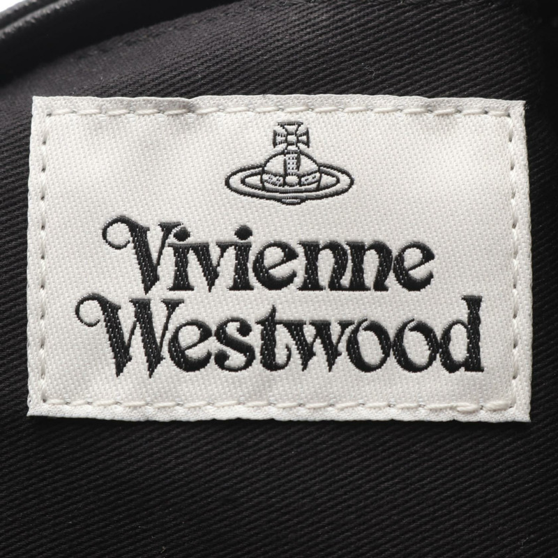 Vivienne Westwood 迷你托特包 單肩包 SAFFIANO 包 4204007 皮革 黑色 全新-3