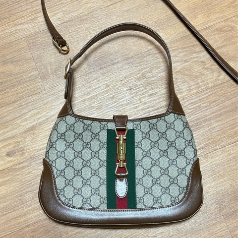 「原價10萬」Gucci 1961 Jackie 賈姬包 小號 附背帶 95 新
