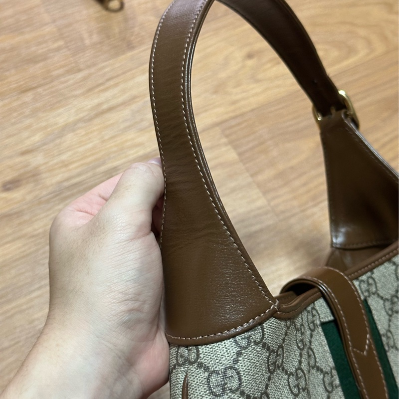 「原價10萬」Gucci 1961 Jackie 賈姬包 小號 附背帶 95 新-19