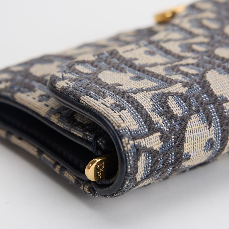 二手Dior saddle 馬鞍短夾/老花-13