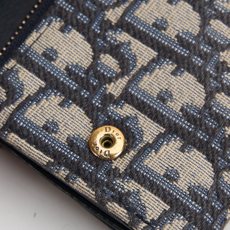 二手Dior saddle 馬鞍短夾/老花-17