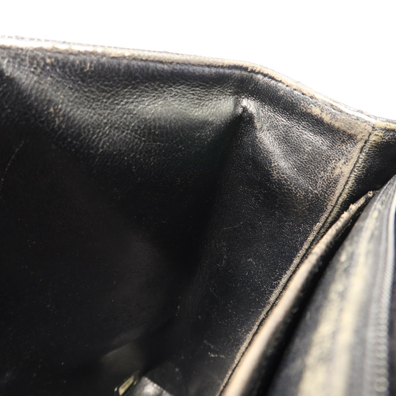 CHANEL 牛皮皮革Matelasse Bag銀扣手挽袋-22