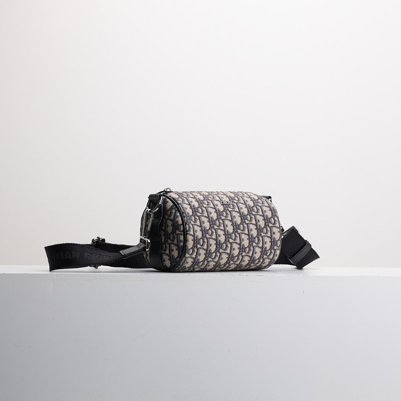 二手DIOR roller 新款老花圓筒包-1