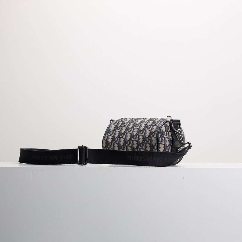 二手DIOR roller 新款老花圓筒包-2