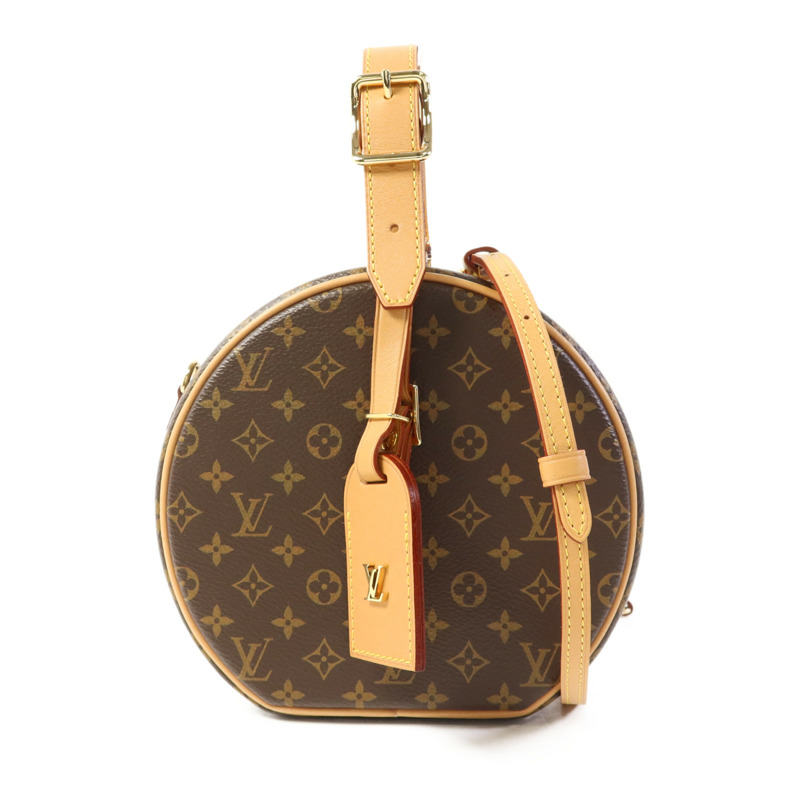 LOUIS VUITTON Monogram Petite Boite Chapeau金扣手挽肩背兩用袋-0
