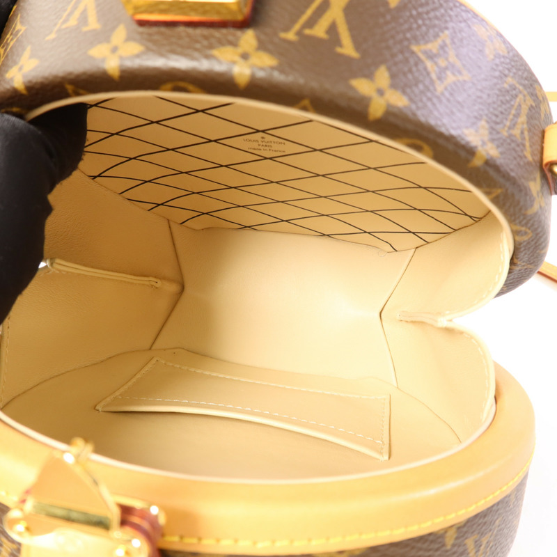 LOUIS VUITTON Monogram Petite Boite Chapeau金扣手挽肩背兩用袋-5
