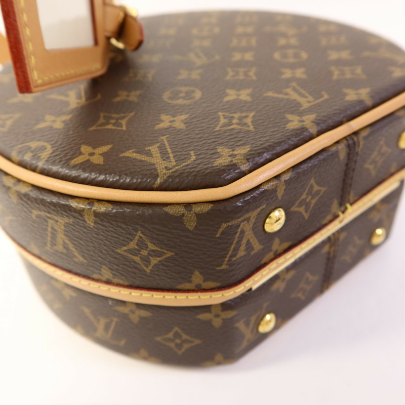 LOUIS VUITTON Monogram Petite Boite Chapeau金扣手挽肩背兩用袋-12