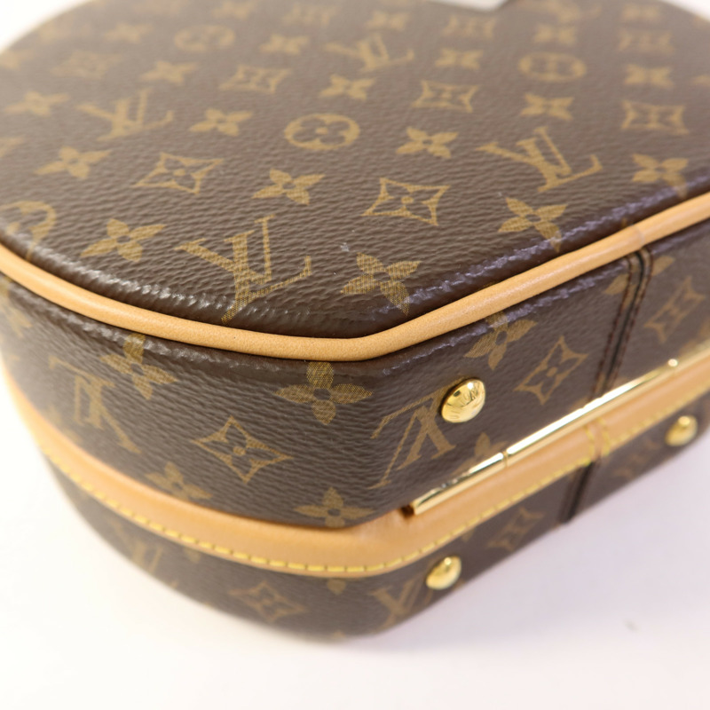 LOUIS VUITTON Monogram Petite Boite Chapeau金扣手挽肩背兩用袋-14