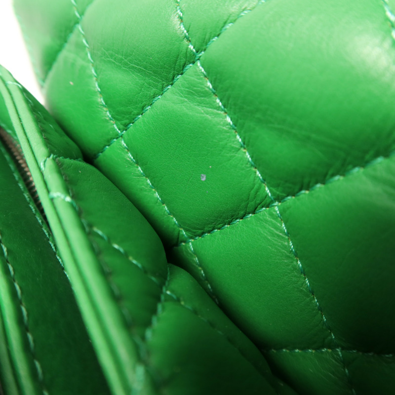 CHANEL 羊皮皮革Chain Shoulder Bag銀扣鏈帶肩背袋-18