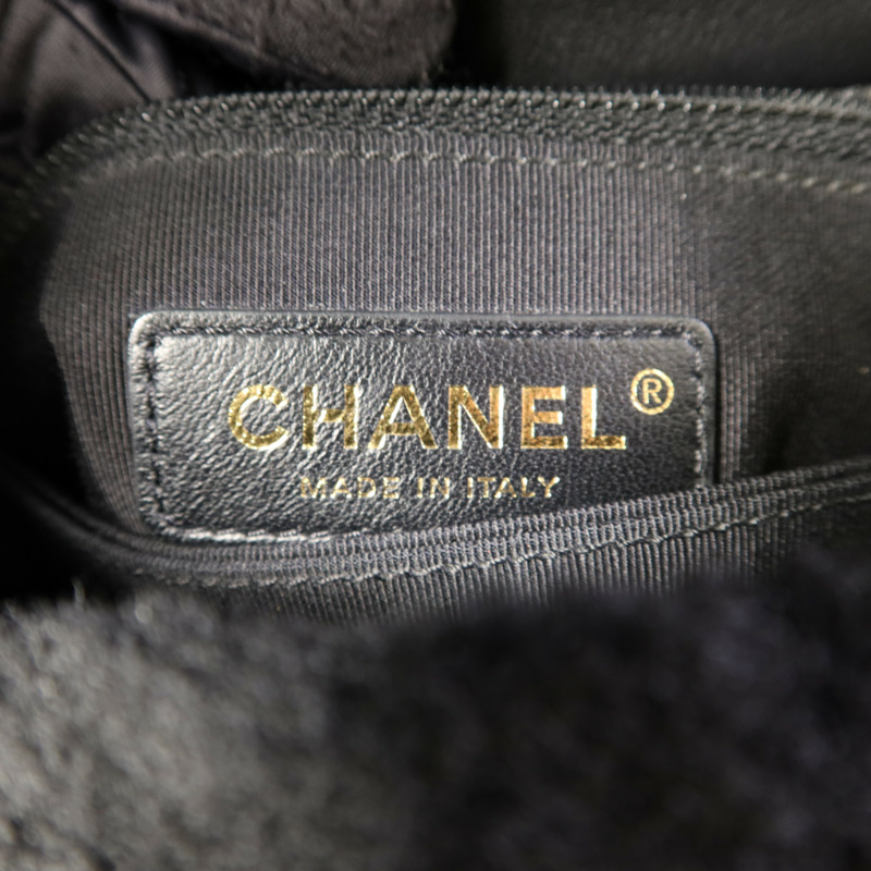 CHANEL Shearling Coco Handle金扣手挽肩背兩用袋-6