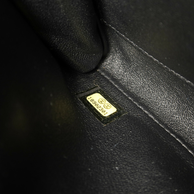 CHANEL 漆皮皮革Chain Shoulder Bag銀扣鏈帶肩背袋-7