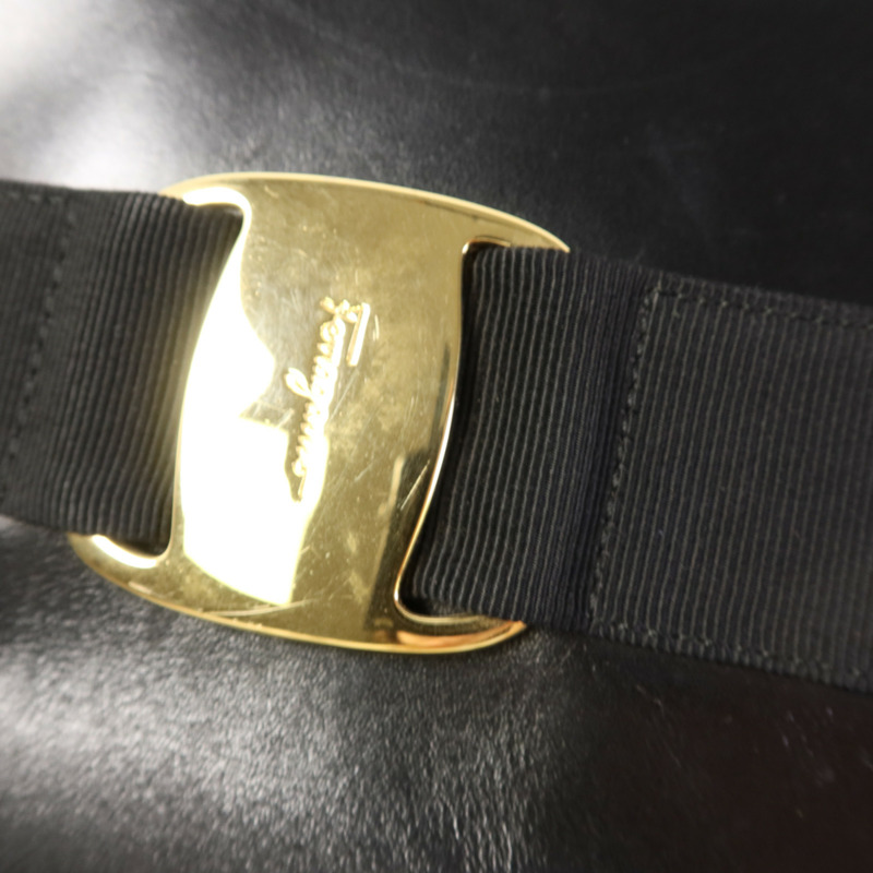 Salvatore Ferragamo 牛皮皮革Shoulder Bag金扣肩背袋-9