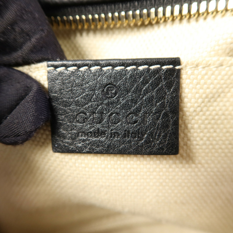 GUCCI 牛皮皮革Soho Disco金扣肩背袋-6