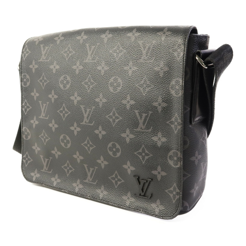 LOUIS VUITTON Monogram Eclipse District PM銀扣肩背袋-2