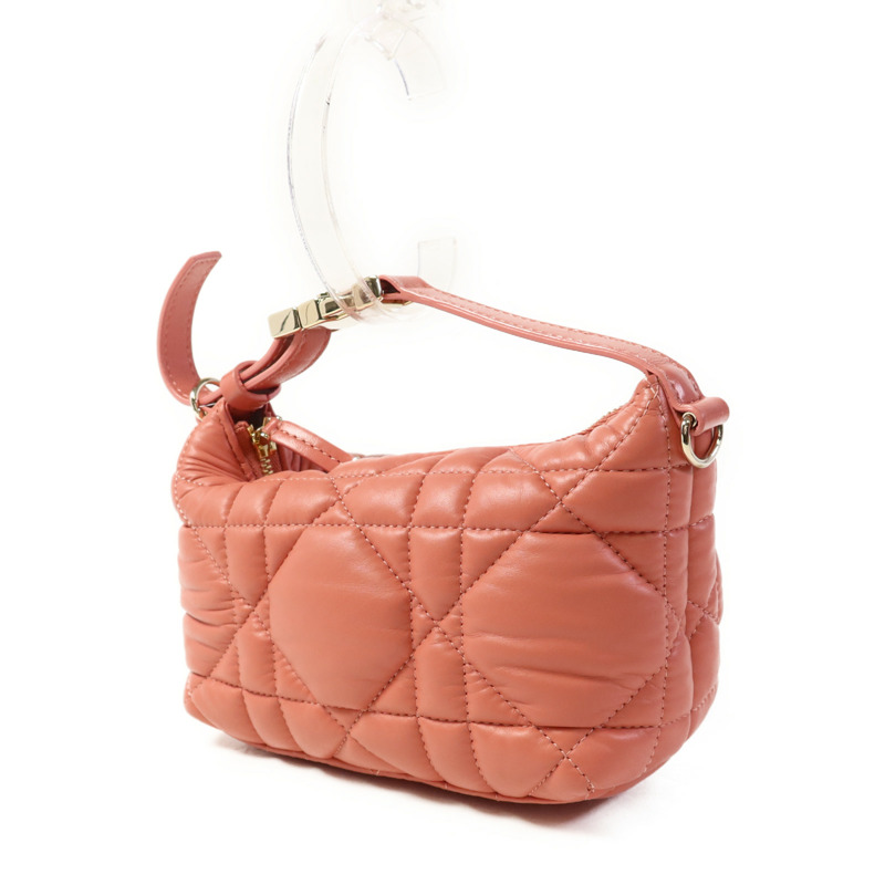 Dior 羊皮皮革Travel Nomad Pouch Small金扣手挽袋-2