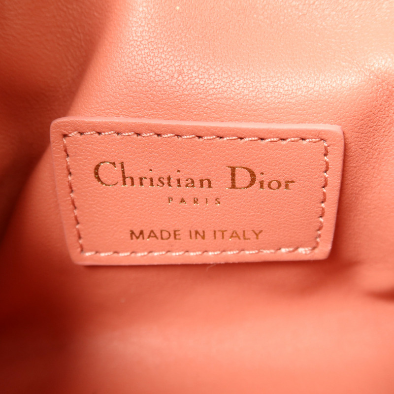 Dior 羊皮皮革Travel Nomad Pouch Small金扣手挽袋-6