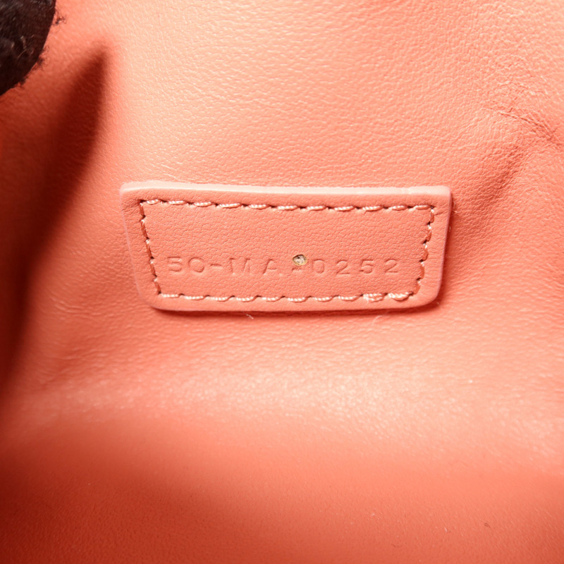 Dior 羊皮皮革Travel Nomad Pouch Small金扣手挽袋-7