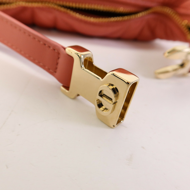 Dior 羊皮皮革Travel Nomad Pouch Small金扣手挽袋-9