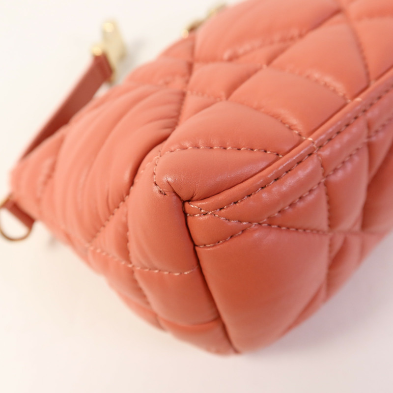 Dior 羊皮皮革Travel Nomad Pouch Small金扣手挽袋-12