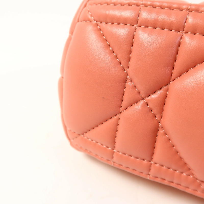 Dior 羊皮皮革Travel Nomad Pouch Small金扣手挽袋-15