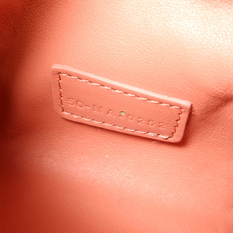 Dior 羊皮皮革Travel Nomad Pouch Small金扣手挽袋-16