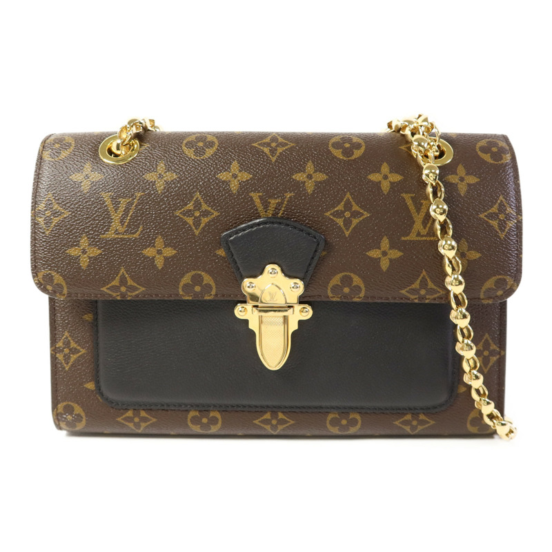 LOUIS VUITTON Monogram Victoire金扣鏈帶肩背袋-0