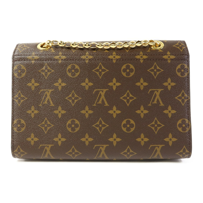 LOUIS VUITTON Monogram Victoire金扣鏈帶肩背袋-1