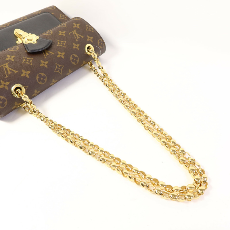 LOUIS VUITTON Monogram Victoire金扣鏈帶肩背袋-5