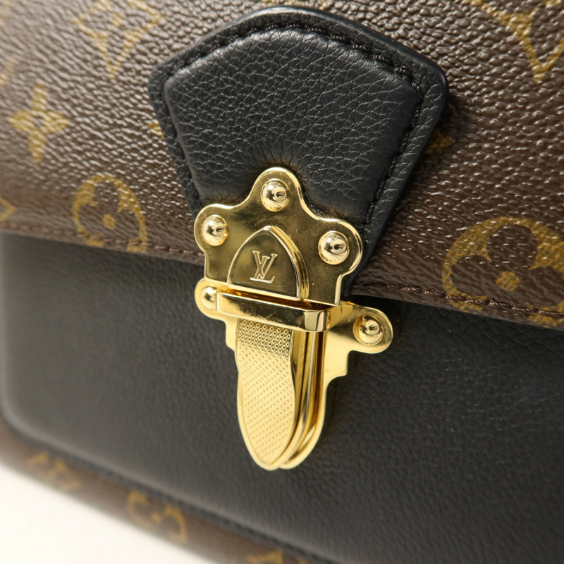 LOUIS VUITTON Monogram Victoire金扣鏈帶肩背袋-10