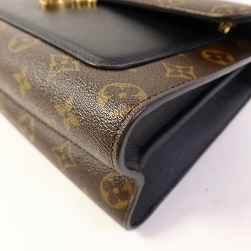 LOUIS VUITTON Monogram Victoire金扣鏈帶肩背袋-12