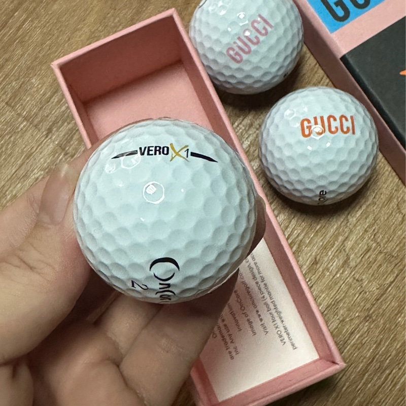 「稀有」Gucci 高爾夫球 三顆入-5