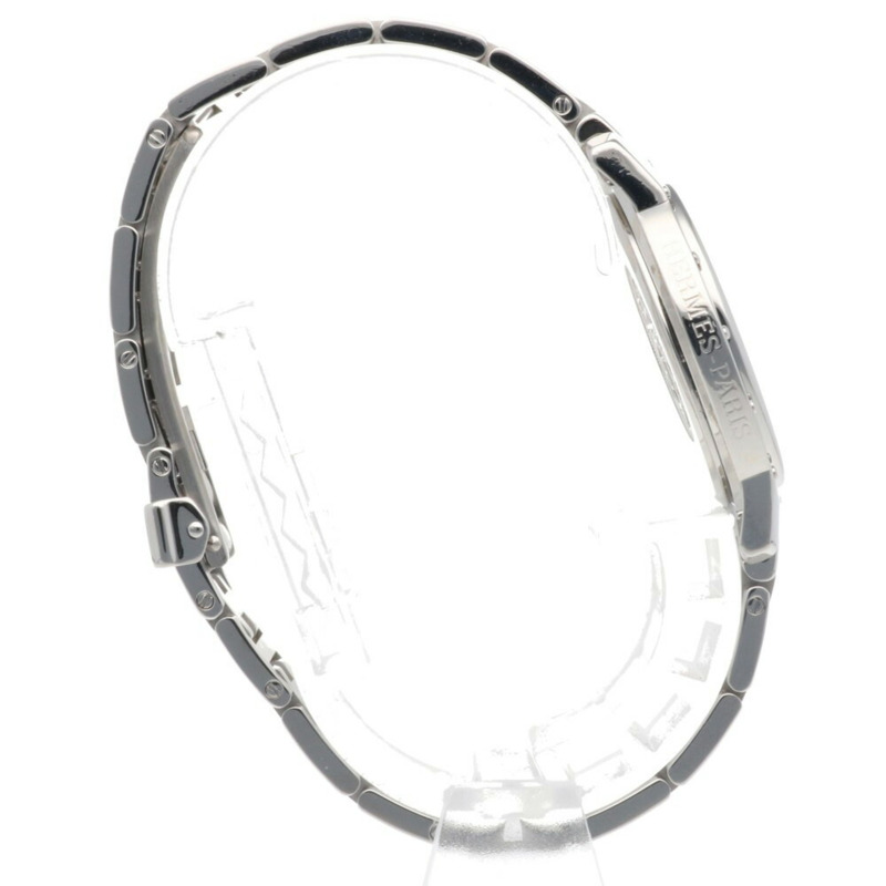 Hermès Clipper Oval 腕錶,不鏽鋼,C01.510,石英機芯,已拋光,女士,HERMES-6