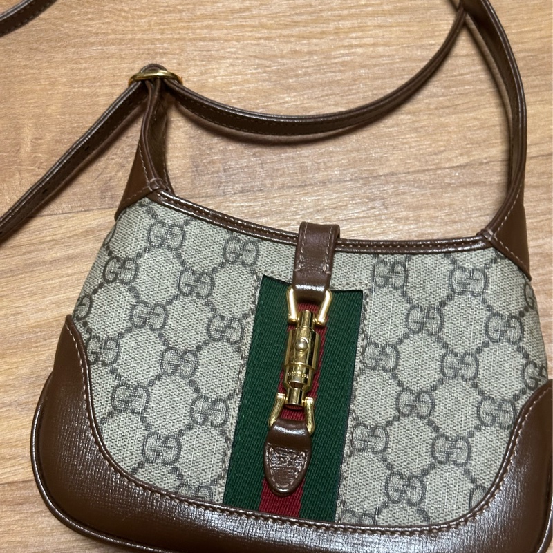 「原價80000」Gucci Jackie 1961 迷你 賈姬包 含配件-1