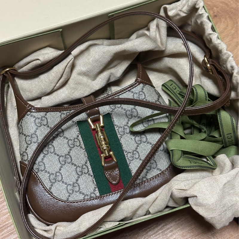 「原價80000」Gucci Jackie 1961 迷你 賈姬包 含配件-4