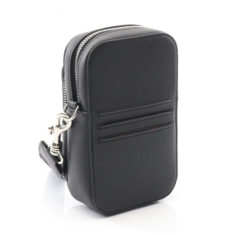 Vivienne Westwood PHONE CROSSBODY 單肩包 S58030002 氯丁橡膠黑色二手-1