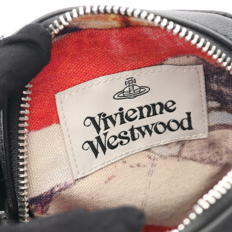 Vivienne Westwood PHONE CROSSBODY 單肩包 S58030002 氯丁橡膠黑色二手-3