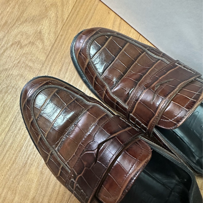 「原價36000」Loewe Anagram 兩穿壓紋樂福拖鞋-14